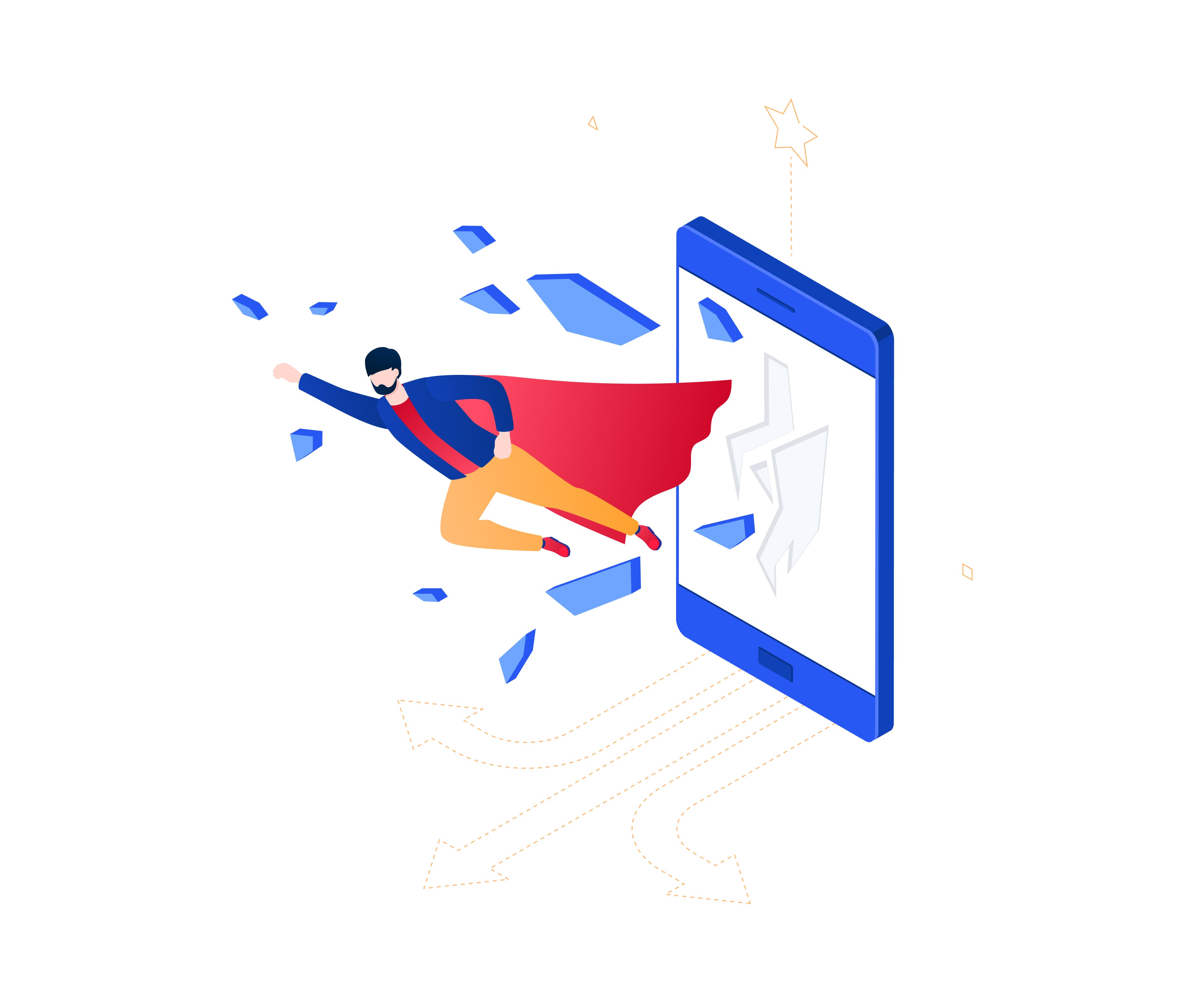 Having a cape doesn't mean I can fly!